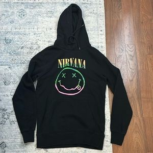 Nirvana black sweatshirt xs